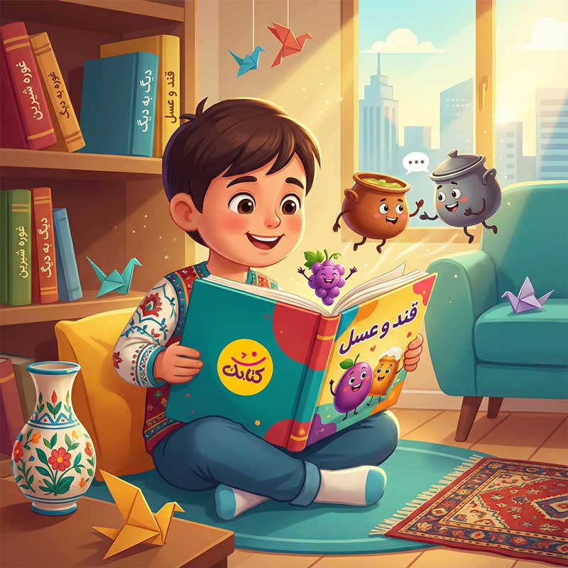 یادگیری ارزش‌های فرهنگی از طریق شعر کودکانه: فرصت‌هایی از سری قند و عسل